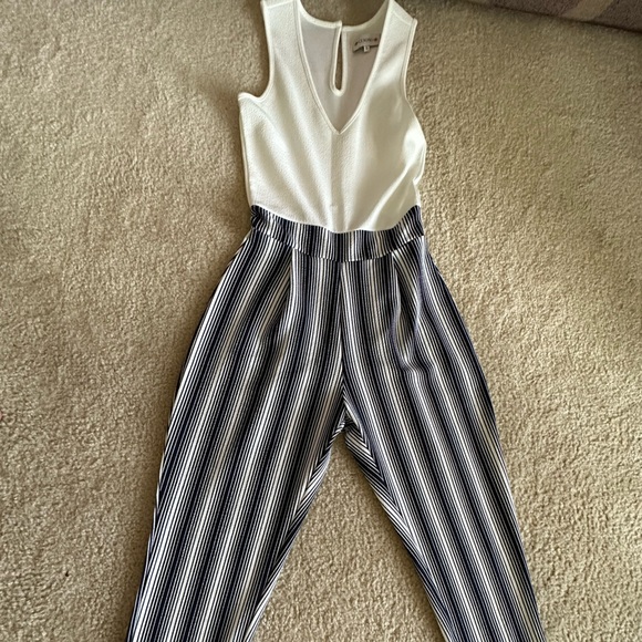 Ci Sono Pants - Striped body on Jumpsuit